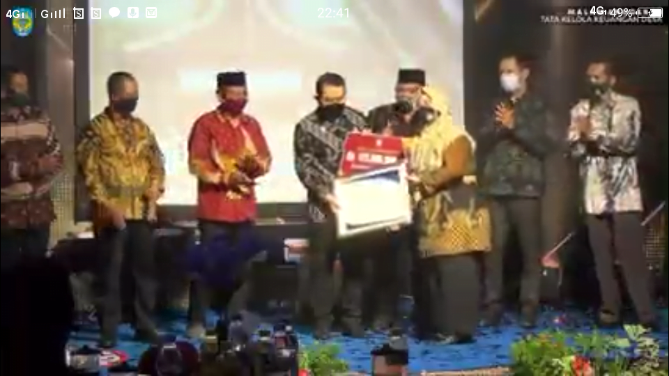 Wujudkan Visi Mbangun Deso Notho Kutho, Nganjuk Gelar Malam Anugerah Tata Kelola Keuangan Desa Tahun 2020